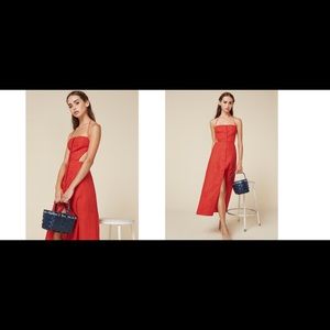 Reformation’s Manon dress in red - size 4